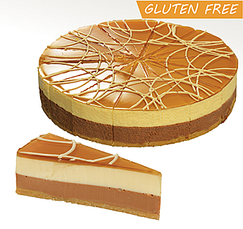Caramel Cheesecake pre Cut - Gluten Free