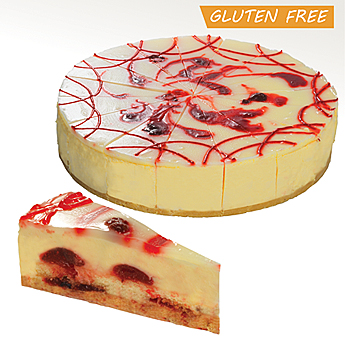 White Chocolate & Berry Cheesecake - Gluten Free
